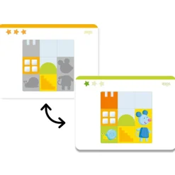 New HABA Animal Squares Arranging Game