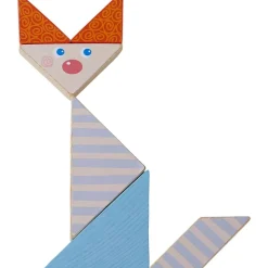 Outlet HABA Arranging Game Funny Faces Tangram Wooden Tiles