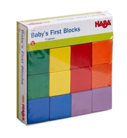 Hot HABA Baby'S First Wood Basic Blocks