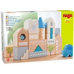 Flash Sale HABA Bad Rodach 18 Piece Wooden Building Blocks