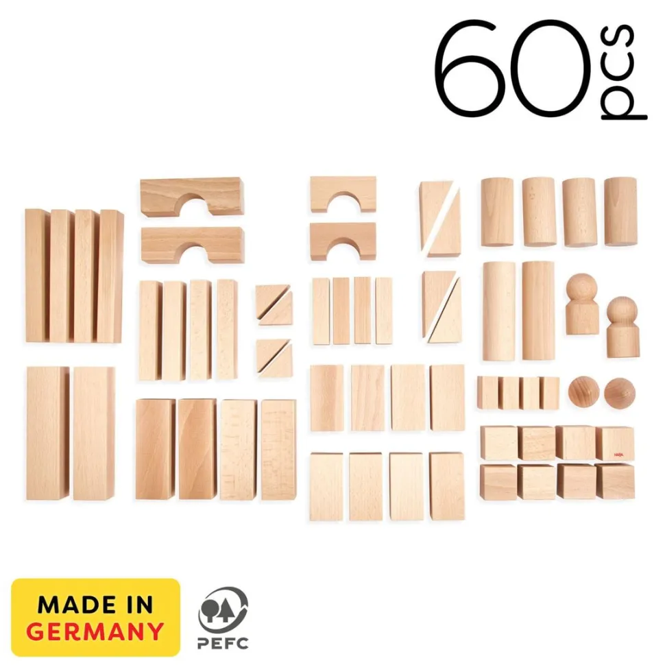 Cheap HABA Basic Building Blocks 60 Piece Large Starter Set