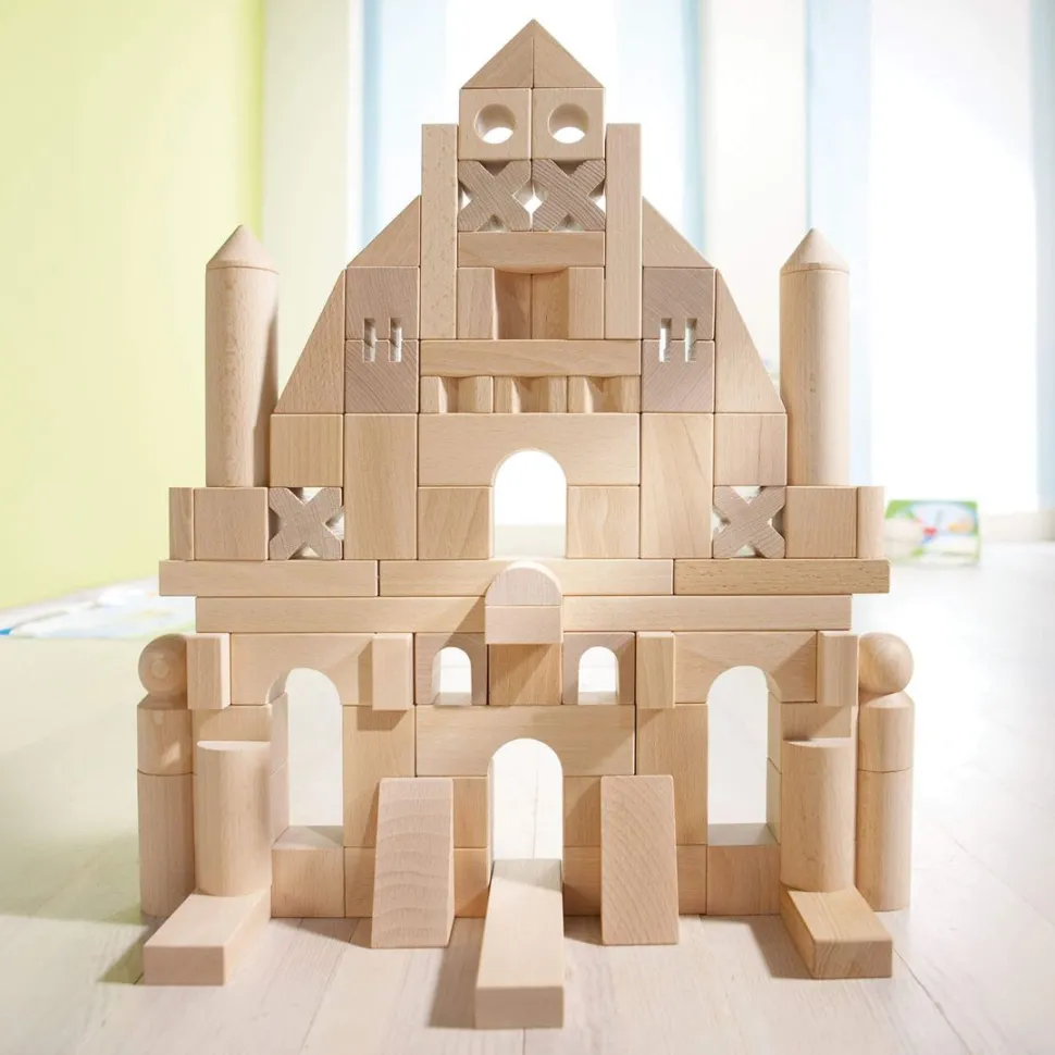 Best HABA Basic Building Blocks 102 Piece Extra Large Wooden Starter Set