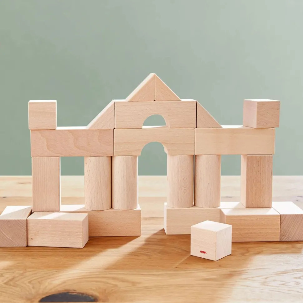 New HABA Basic Building Blocks 26 Piece Starter Set