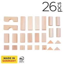 New HABA Basic Building Blocks 26 Piece Starter Set