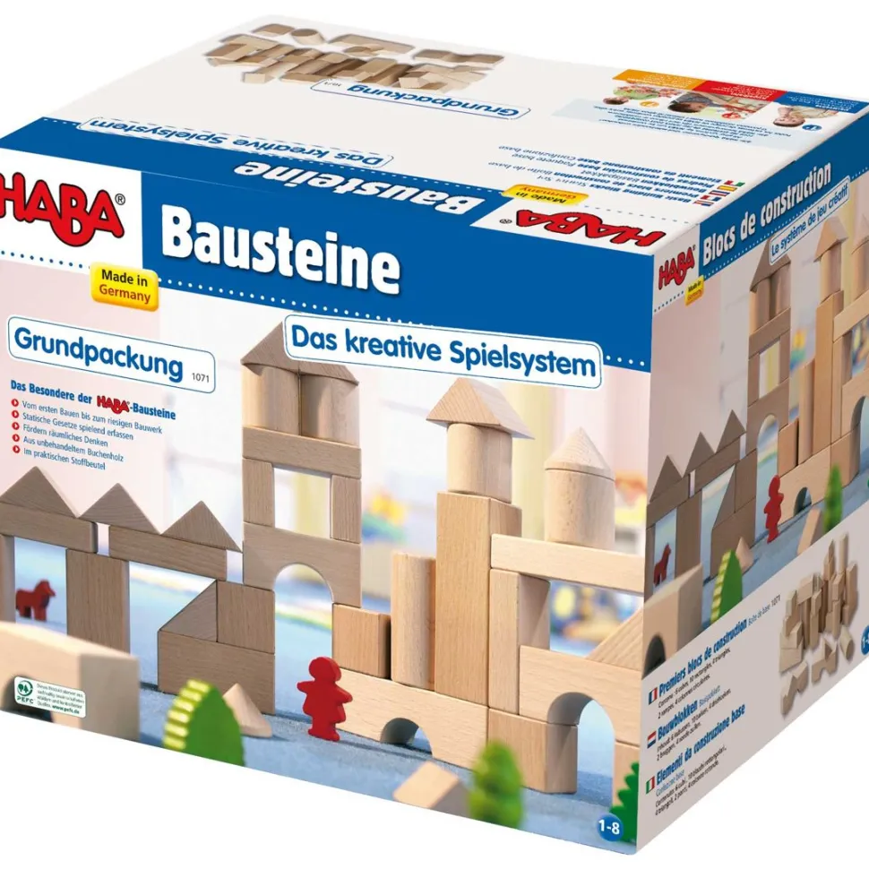 New HABA Basic Building Blocks 26 Piece Starter Set