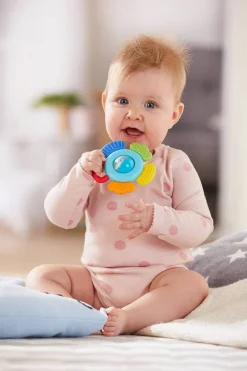 Outlet HABA Blossom Plastic Baby Rattle & Teething Toy