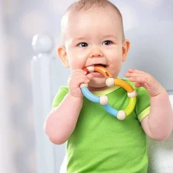 Clearance HABA Color Snake Wooden Rattle & Fidget Toy