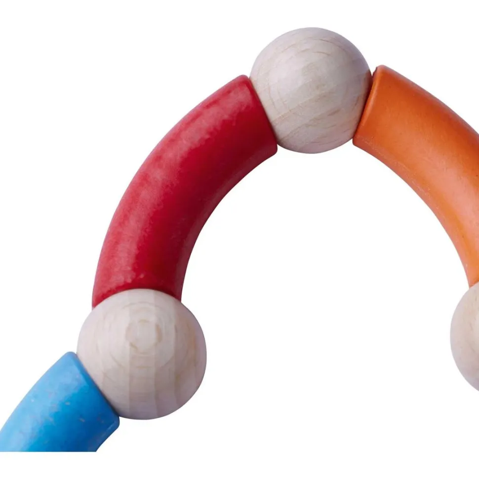 Clearance HABA Color Snake Wooden Rattle & Fidget Toy