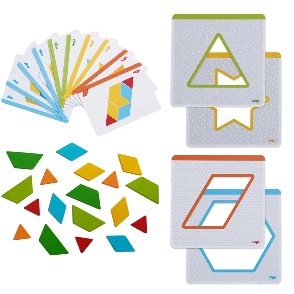 Hot HABA Colorful Shapes Arranging Game