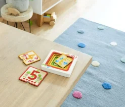 Outlet HABA Counting Friends Wood Layering Puzzle 1 To 5