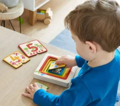 Outlet HABA Counting Friends Wood Layering Puzzle 1 To 5