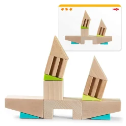Clearance HABA Crooked Towers Wooden Blocks