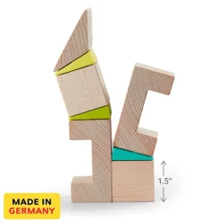 Clearance HABA Crooked Towers Wooden Blocks