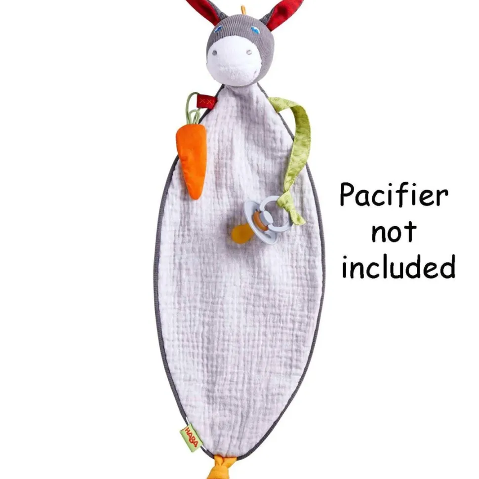 Online HABA Cuddly Donkey Snuggly Lovey Baby Blankie