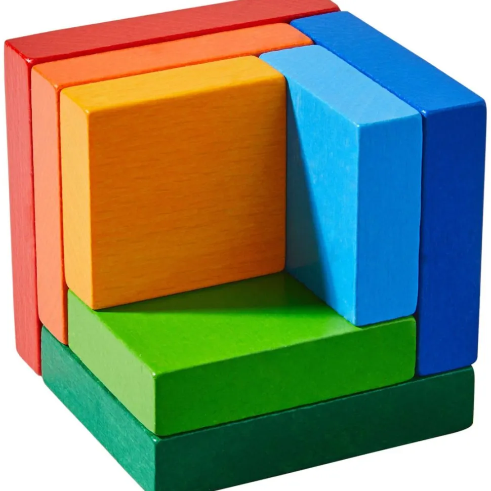 Sale HABA 3D Rainbow Cube Arranging Game
