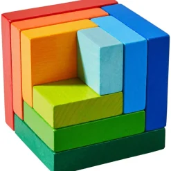 Sale HABA 3D Rainbow Cube Arranging Game