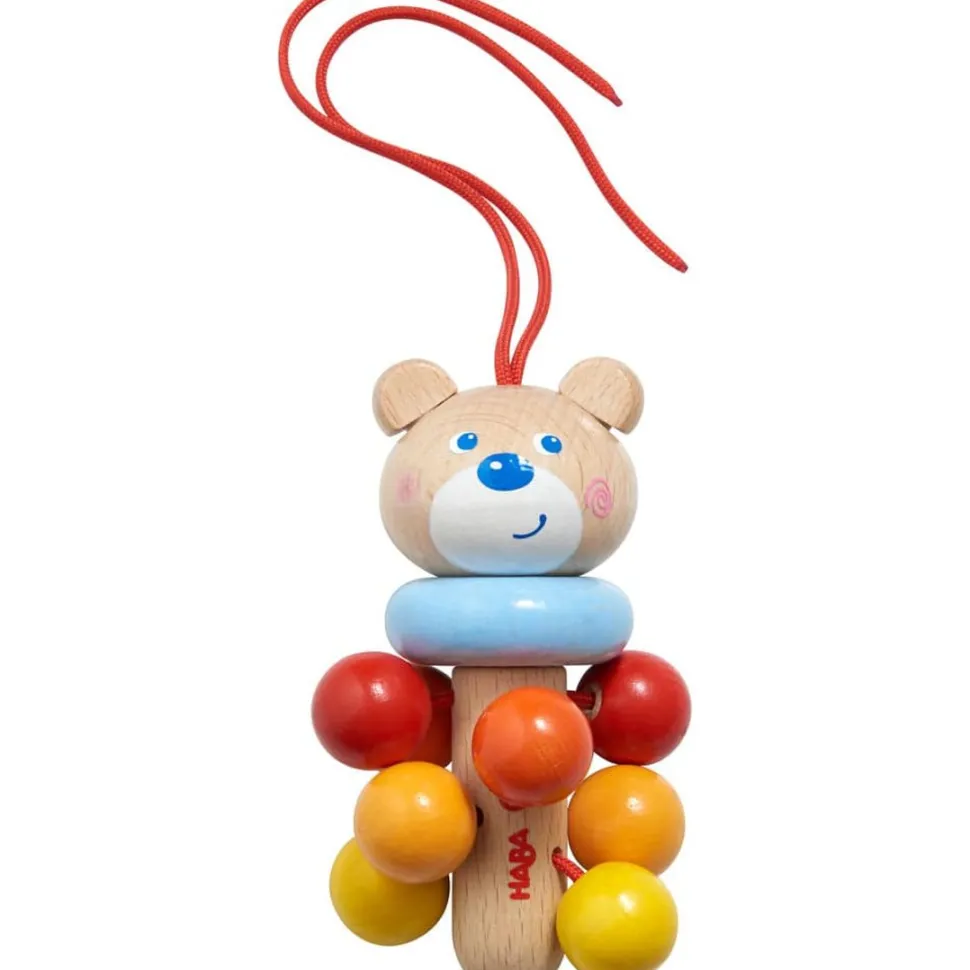 Store HABA Dangling Figure Bear Stroller & Crib Toy