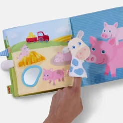 Flash Sale HABA Down On The Farm Soft Book With Cow Puppet