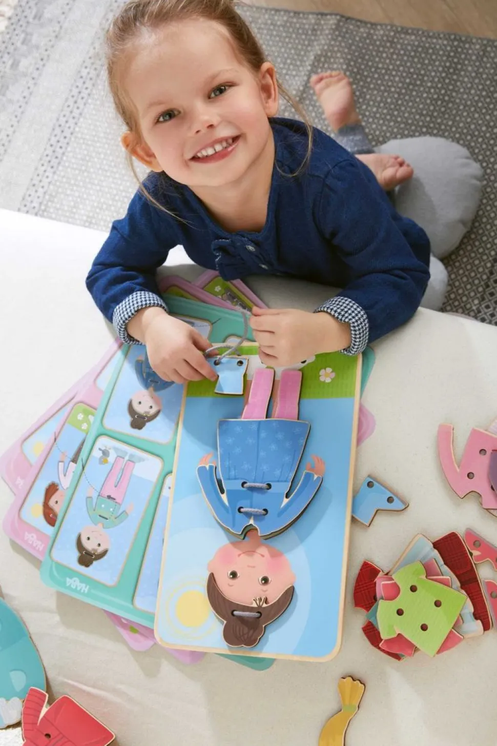 New HABA Dress Me Threading & Lacing Game