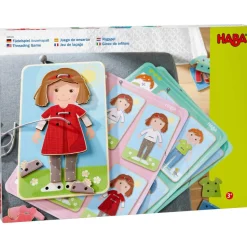 New HABA Dress Me Threading & Lacing Game
