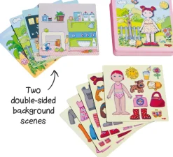 New HABA Dress-Up Doll Lilli Magnetic Game