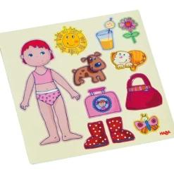 New HABA Dress-Up Doll Lilli Magnetic Game