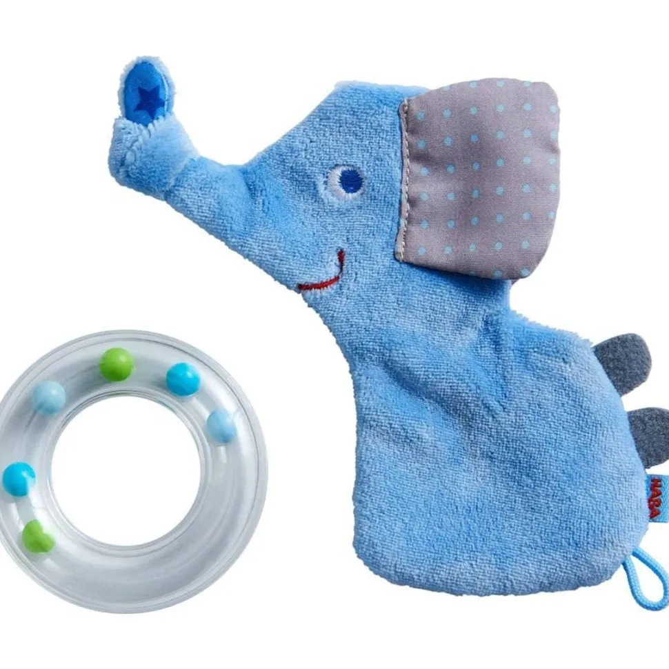 Store HABA Elephant Rattle With Removable Teething Ring