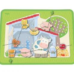 New HABA Farm Threading & Lacing Game