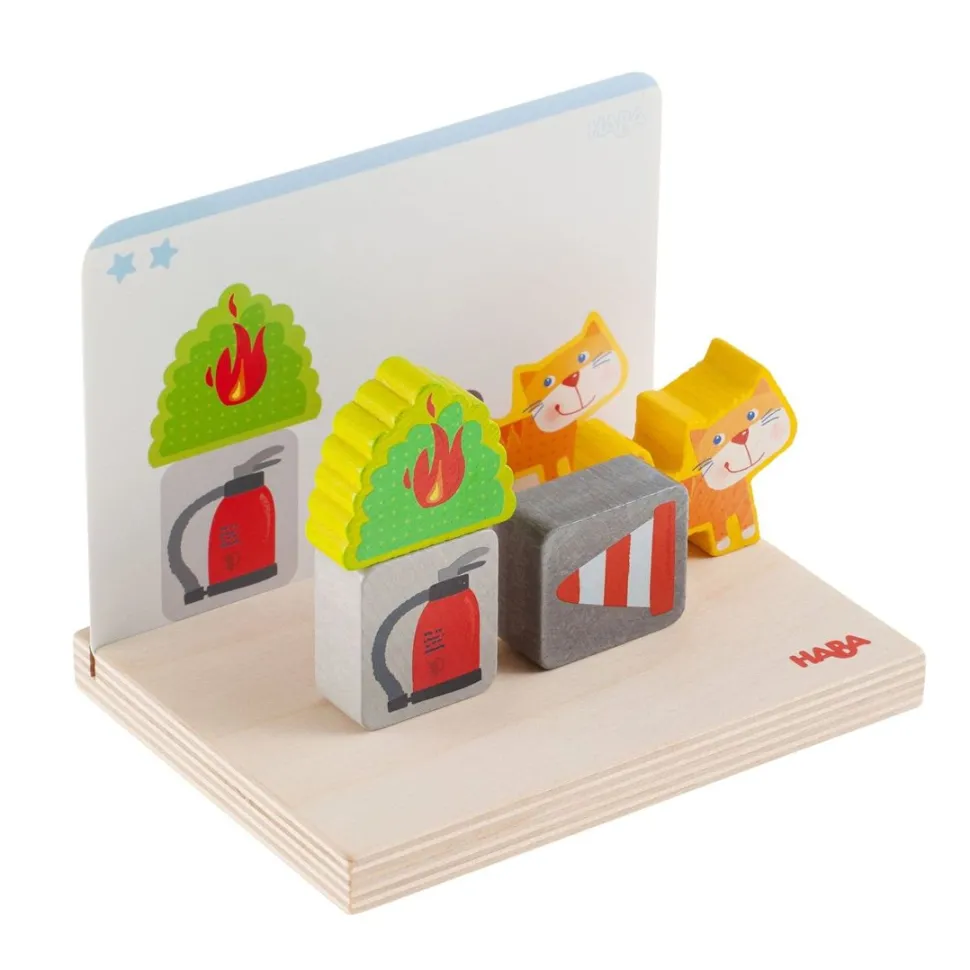 Clearance HABA Fire Brigade Stacking Toy