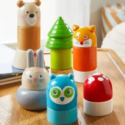 Shop HABA Forest Animals Wooden Stacking Toy