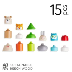 Hot HABA Forest Animals Wooden Stacking Toy