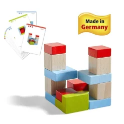 Best Sale HABA Four By Four 3D Arranging Game Wooden Building Blocks