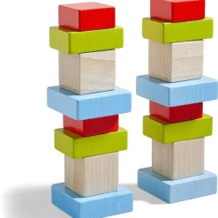 Best Sale HABA Four By Four 3D Arranging Game Wooden Building Blocks