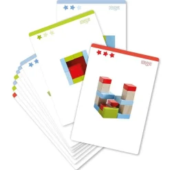 Best HABA Four By Four 3D Arranging Game Wooden Building Blocks