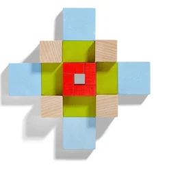 Best HABA Four By Four 3D Arranging Game Wooden Building Blocks