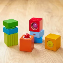 Best Sale HABA Fun With Sounds Wooden Discovery Blocks