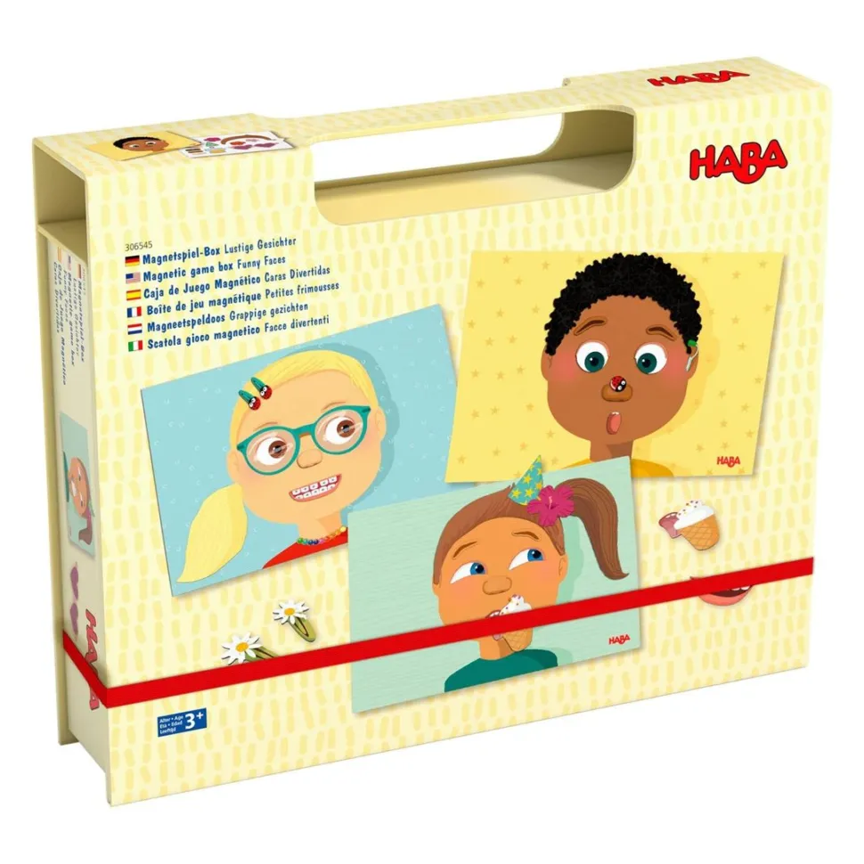 Cheap HABA Funny Faces Magnetic Game Box