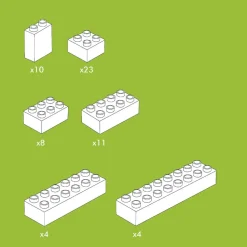 Shop HABA Hubelino White Building Blocks Set