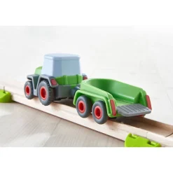 New HABA Kullerbu Tractor And Trailer With Momentum Motor