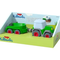 New HABA Kullerbu Tractor And Trailer With Momentum Motor