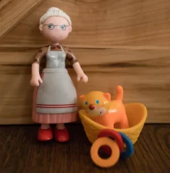 Cheap HABA Little Friends Cat Kiki With Basket