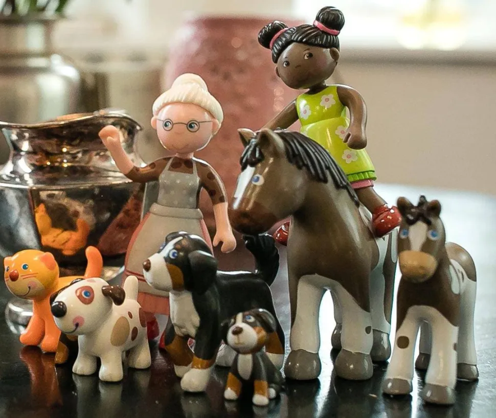 Cheap HABA Little Friends Cat Kiki With Basket