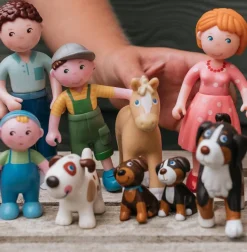 Clearance HABA Little Friends Dog Lucky With Doghouse