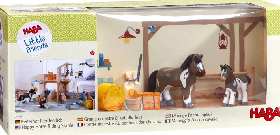 Flash Sale HABA Little Friends Happy Horse Riding Stable