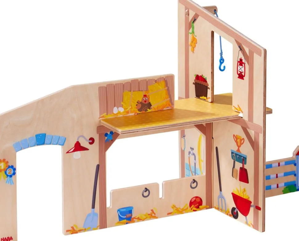 Flash Sale HABA Little Friends Happy Horse Riding Stable