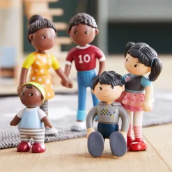 Discount HABA Little Friends Lara Doll With Black Pigtails