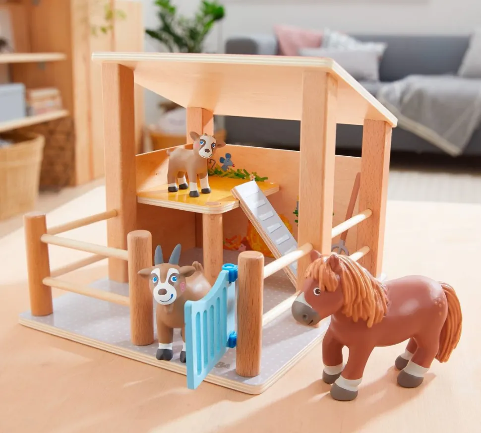 Shop HABA Little Friends Petting Zoo With Farm Animals