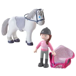 Best Sale HABA Little Friends Rider Sanya And Horse Saphira Play Set