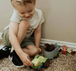 Fashion HABA Little Friends Tractor And Trailer