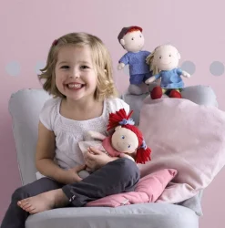 Fashion HABA Mirle Soft 8" Baby Doll In Gift Tin